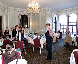 Glen Eyrie Castle tea room