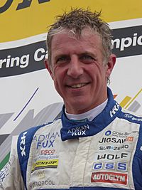 Jason Plato - 2017 BTCC Knockhill (Sunday, R2 podium).jpg