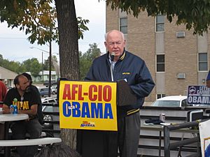 John Sweeney at Oct. 4th International Labor Leader Walk