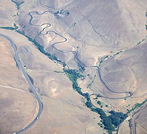 Maryhill Loop Road from air