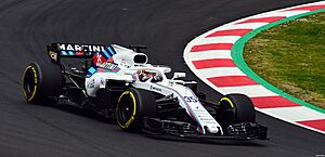 Sirotkin Williams FW41 Testing Barcelona.jpg