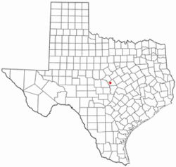 Location of Lometa, Texas