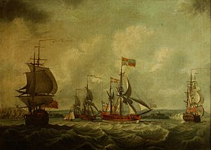 The Departure from Harwich of HRH Princess Caroline Matilda NTIV WADD 2194