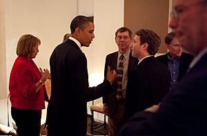 Zuckerberg meets Obama