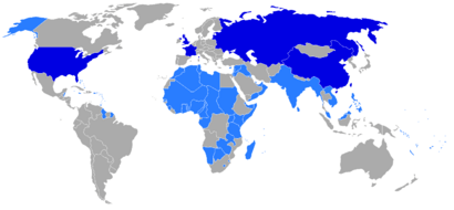 1945 UNSC P5 + colonies