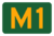 AUS Alphanumeric Route M1.svg