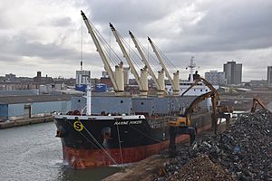 Alexandra dock scrap metal