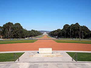 Anzac Parade viewed from the AWM May 2015