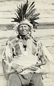 Arikara Indian scout Soldier (cropped)