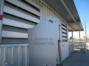 Arizona Falls sign, Phoenix, AZ