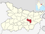 Bihar district location map Khagaria.svg