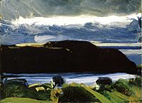 Breaking Sky Monhegan George Bellows