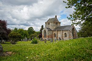 Crichton Collegiate Church in Spring