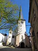 Die alte Laurentiuskirche in Diekirch