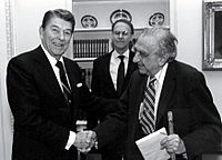 Edward Teller and Ronald Reagan