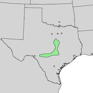 Fraxinus texensis range map 3.png