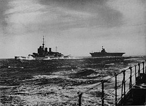 H.M.S. Renown and Ark Royal