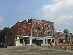 Buildings in Hudson Falls, July, 2014