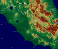 Lazio SRTM