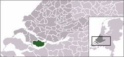 Location of Oostflakkee