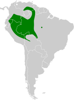 Lophornis verreauxii map.svg