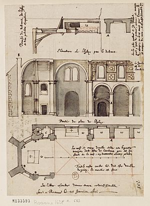 Martellange 1621 Roanne chapel architectural