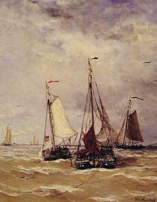 Mesdag, Preparations for departure