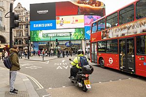 Picadilly Circus in 2016