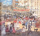 Prendergast Maurice Madison Square 1901