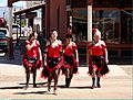 Saloon girls on Allen Street