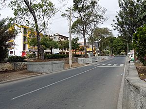 Main street of São Domingos