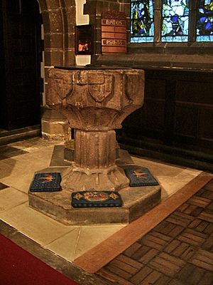 St Bartholomew's Parish Church, Colne, Font - geograph.org.uk - 666799