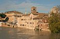 Tiber in flood