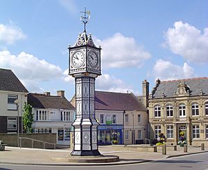 UK DownhamMarket (ClockTower).jpg