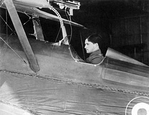 Albert Ball SE5a cockpit