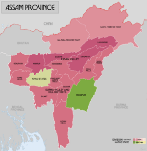 AssamProvince1936 Map