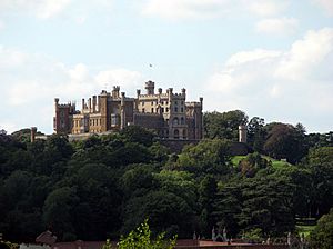 Belvoir Castle seen from Woolsthorpe by Belvoir - geograph.org.uk - 1772528