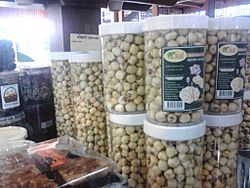 Dried lotus seeds snack