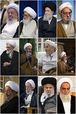 Grand Ayatollahs Qom فتوکلاژ، آیت الله های ایران-قم 01