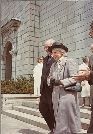 Jeanne Sauvé 1984 Ottawa Canada