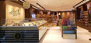 Lindt in Zurich Airport