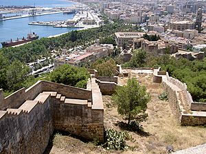 Malaga view from gibralfaro