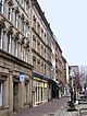 View of the facades of the Granville Block from the street