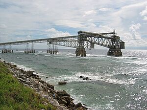 Phosphate loading station Nauru