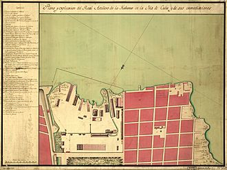 Plano y explicación del Real Astillero de la Habana en la ysla de Cuba y de sus inmediaciones. LOC 91680731.jpg