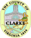 Official seal of Clarke County