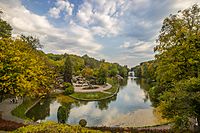 The landscape of the Sofiyivsky Park.