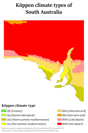 SouthAustralia koppen