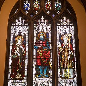 St Gwynllyw - Stained glass window