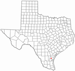 Location of Driscoll, Texas